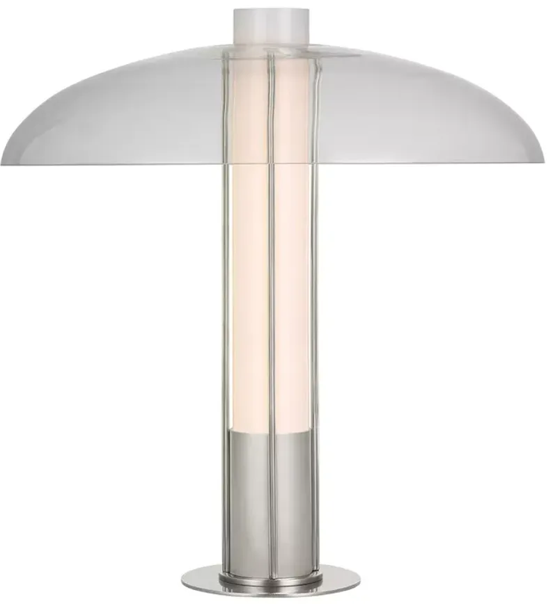 Kelly Wearstler Troye Medium Table Lamp with Clear Glass Shade