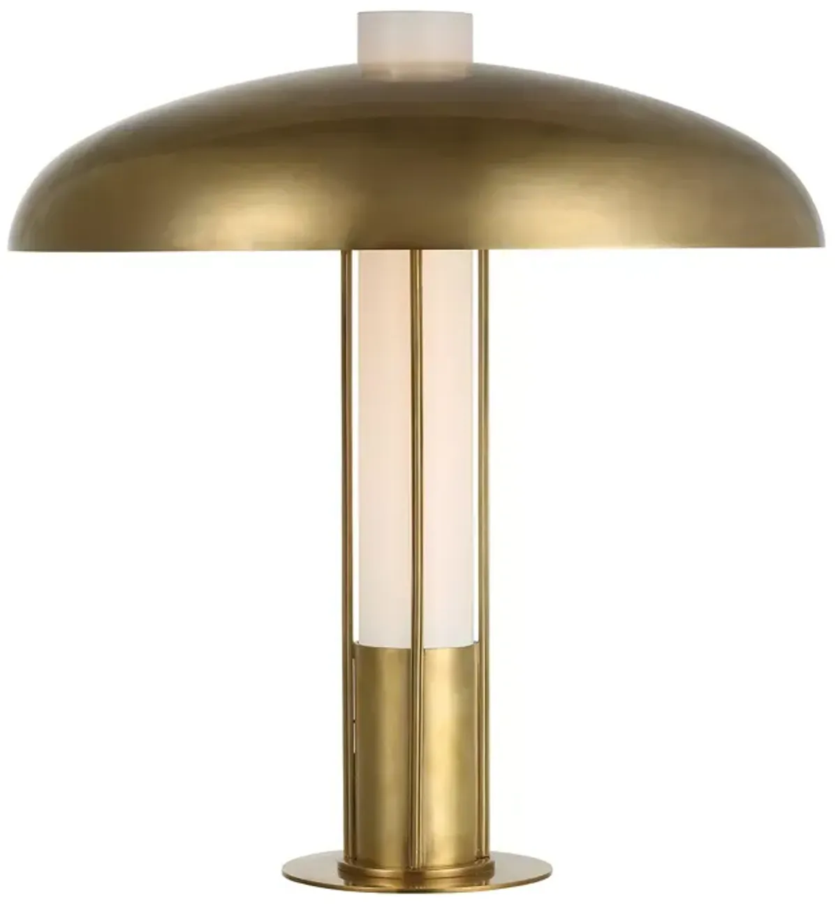 Kelly Wearstler Troye Medium Table Lamp with Antique Burnished Brass Shade