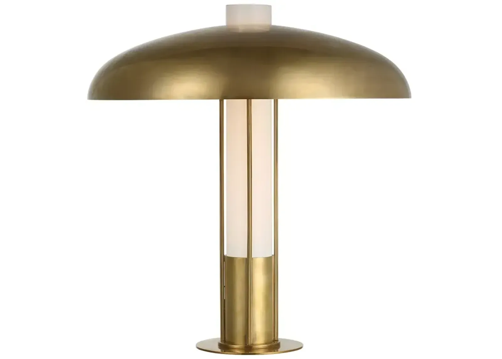 Kelly Wearstler Troye Medium Table Lamp with Antique Burnished Brass Shade