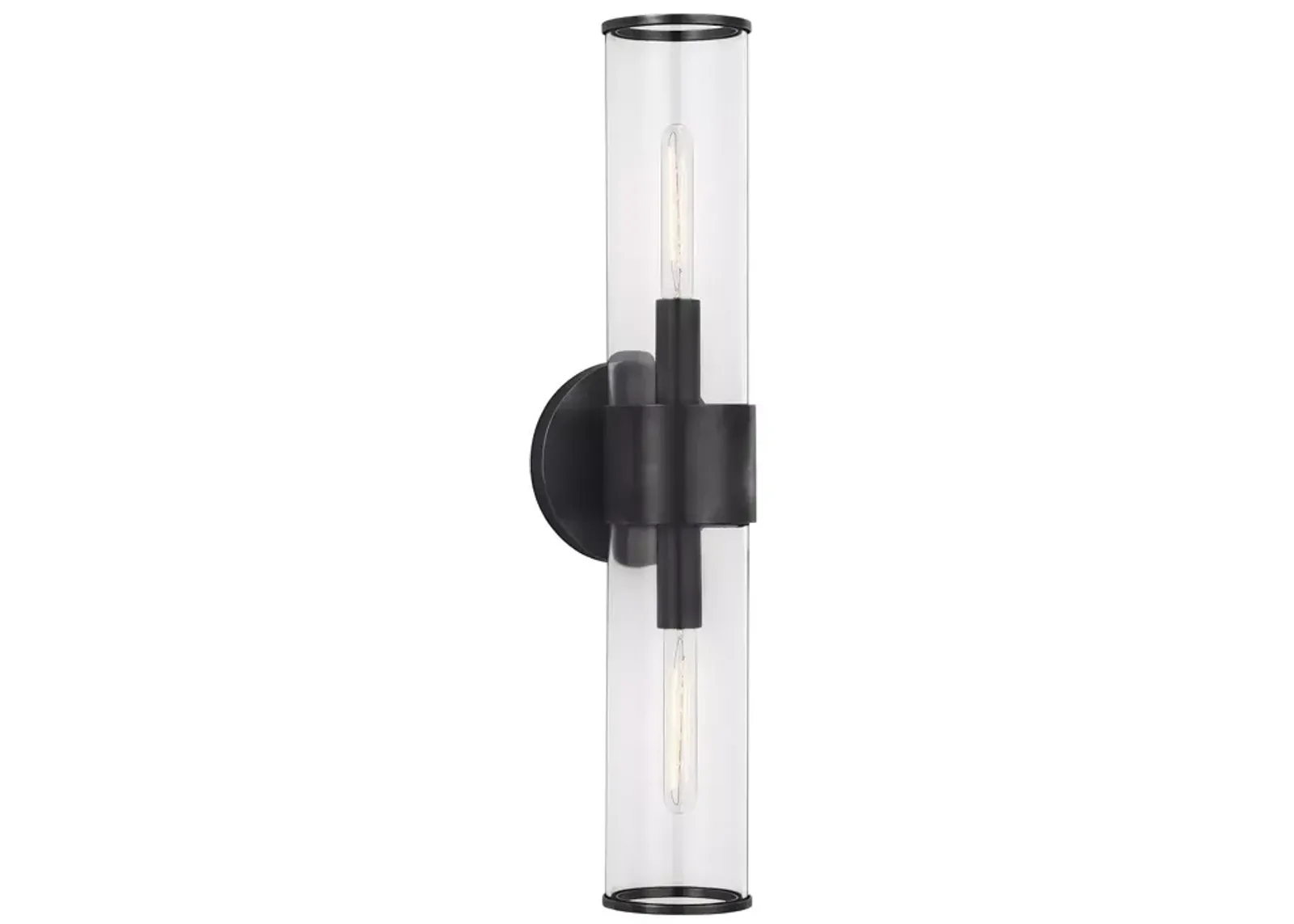 Kelly Wearstler Liaison Medium Sconce with Clear Glass Shade