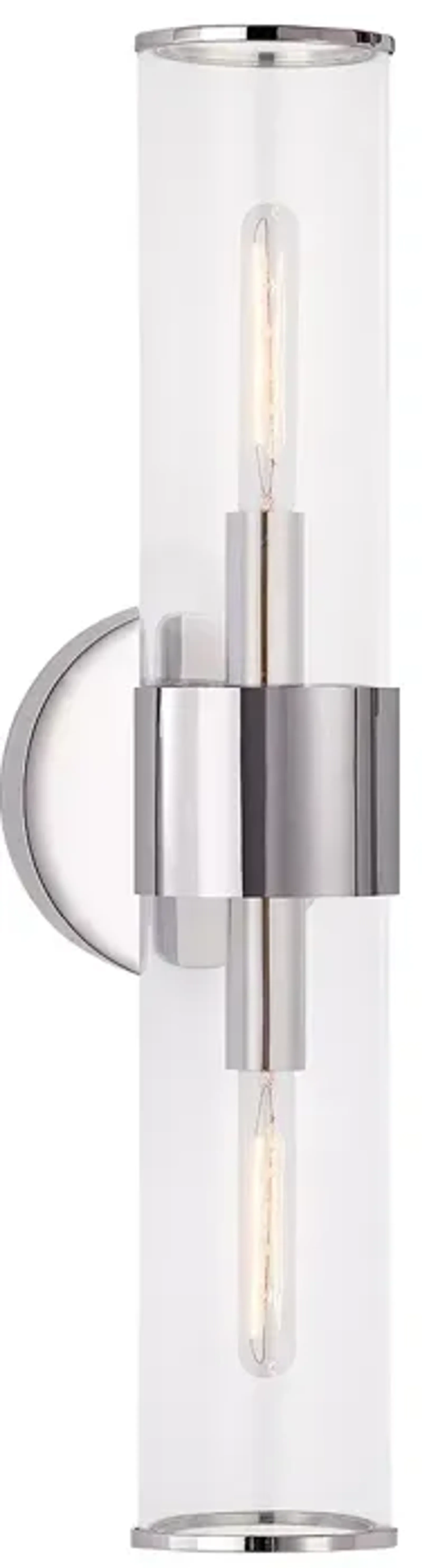 Kelly Wearstler Liaison Medium Sconce with Clear Glass Shade