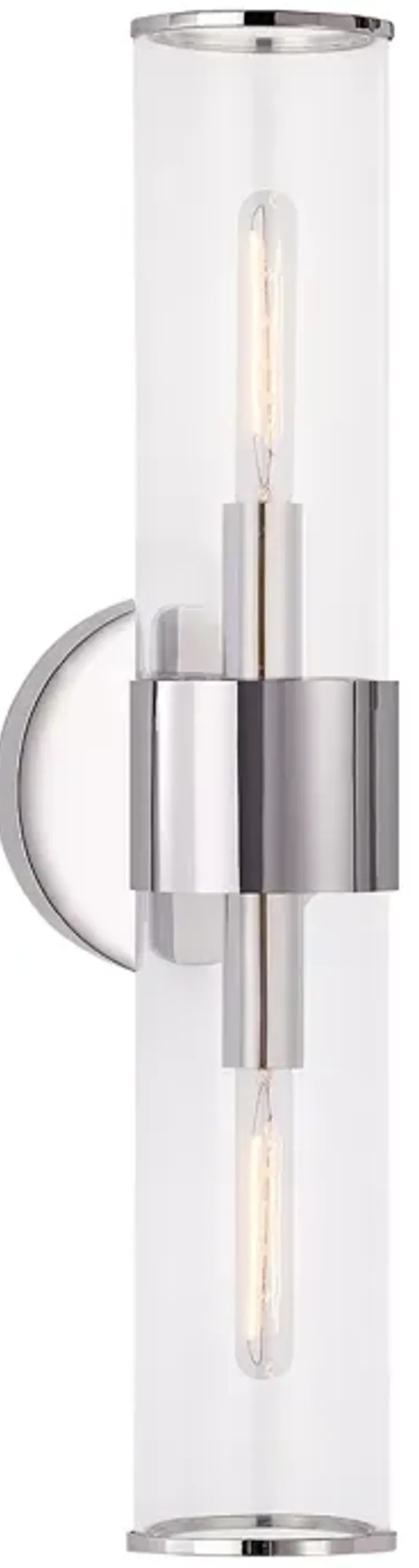 Kelly Wearstler Liaison Medium Sconce with Clear Glass Shade