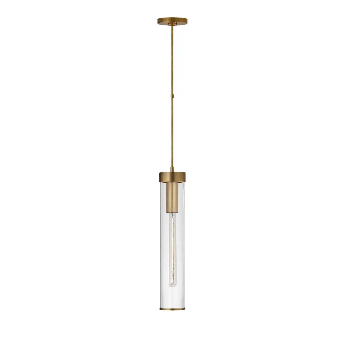 Kelly Wearstler Liaison Long Pendant with Clear Glass