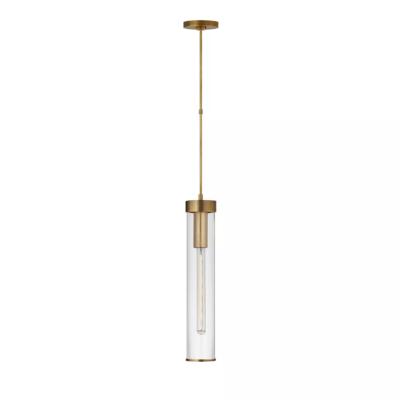 Kelly Wearstler Liaison Long Pendant with Clear Glass