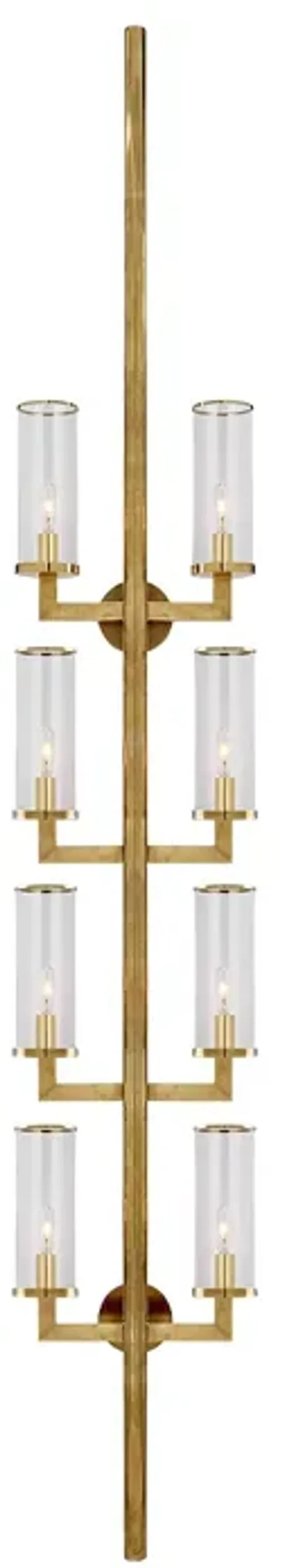 Kelly Wearstler Liaison 8 Light Statement Sconce with Clear Glass