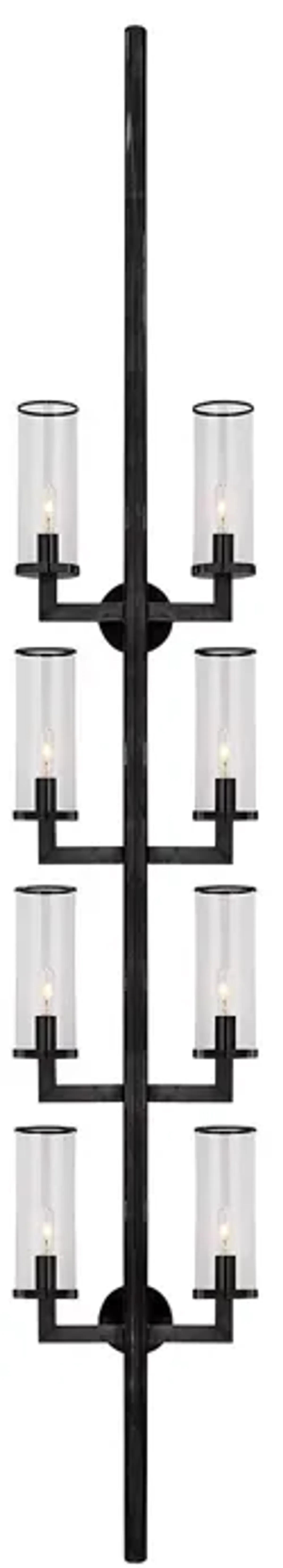 Kelly Wearstler Liaison 8 Light Statement Sconce with Clear Glass