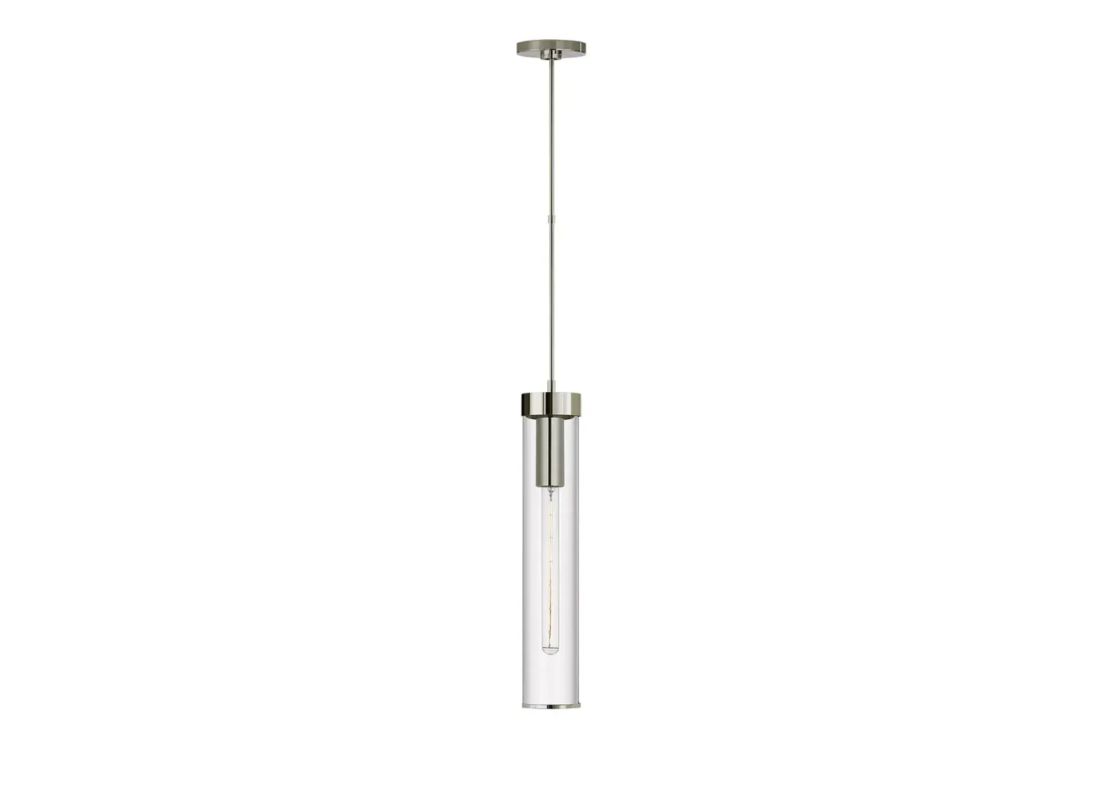 Kelly Wearstler Liaison Long Pendant with Clear Glass