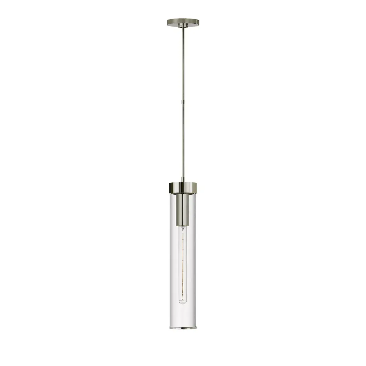 Kelly Wearstler Liaison Long Pendant with Clear Glass