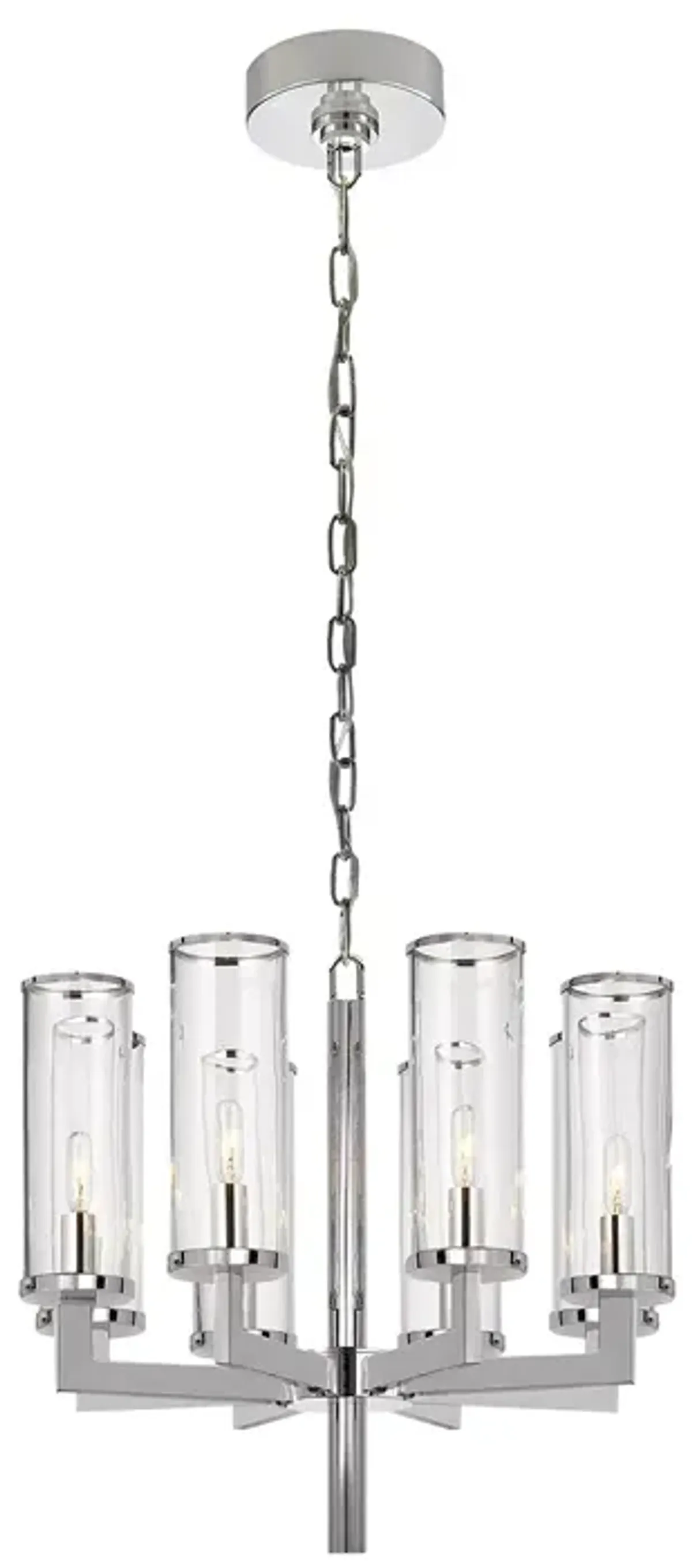 Kelly Wearstler Liaison Single Tier 8 Light Chandelier with Clear Glass