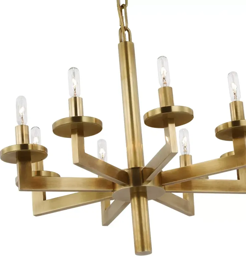 Kelly Wearstler Liaison Single Tier 8 Light Chandelier