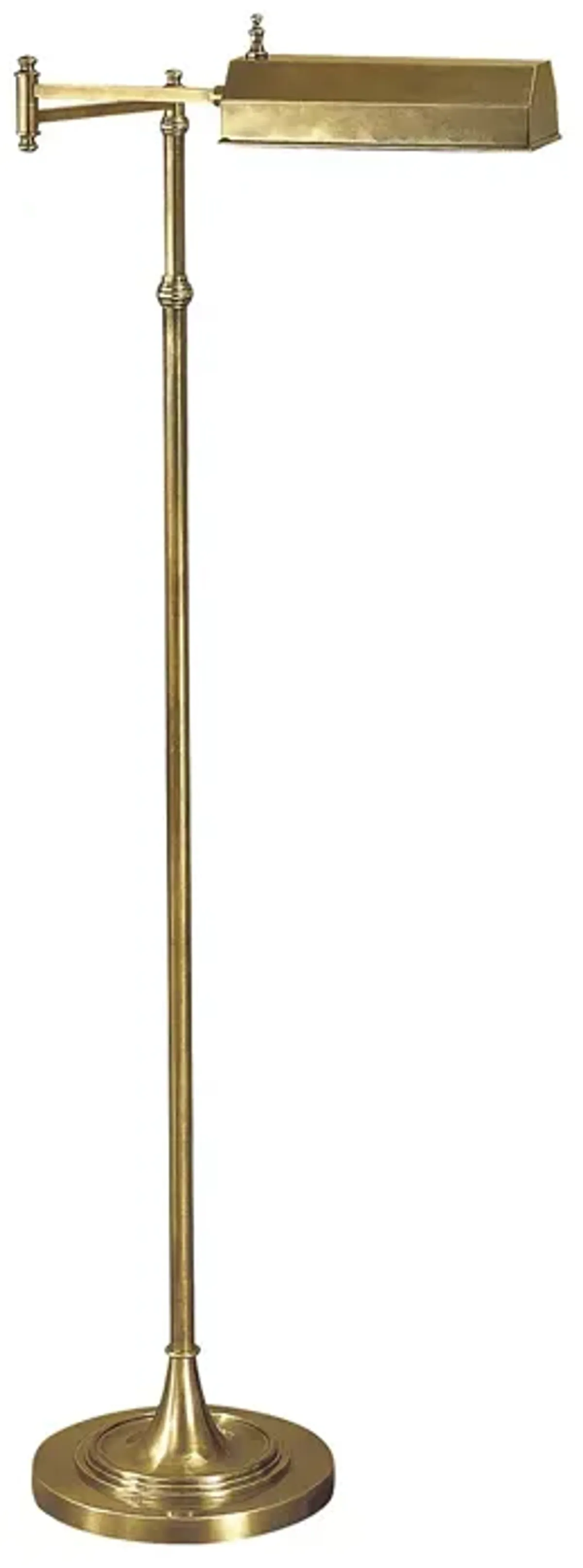 Chapman & Myers Dorchester Swing Arm Pharmacy Floor Lamp