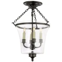Chapman & Myers Sussex Semi-Flush Bell Jar Lantern
