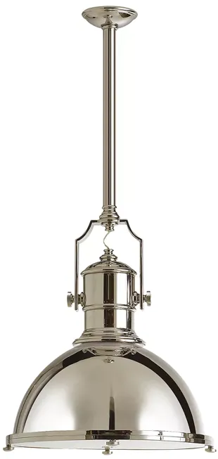 Chapman & Myers Country Industrial Pendant, Large 