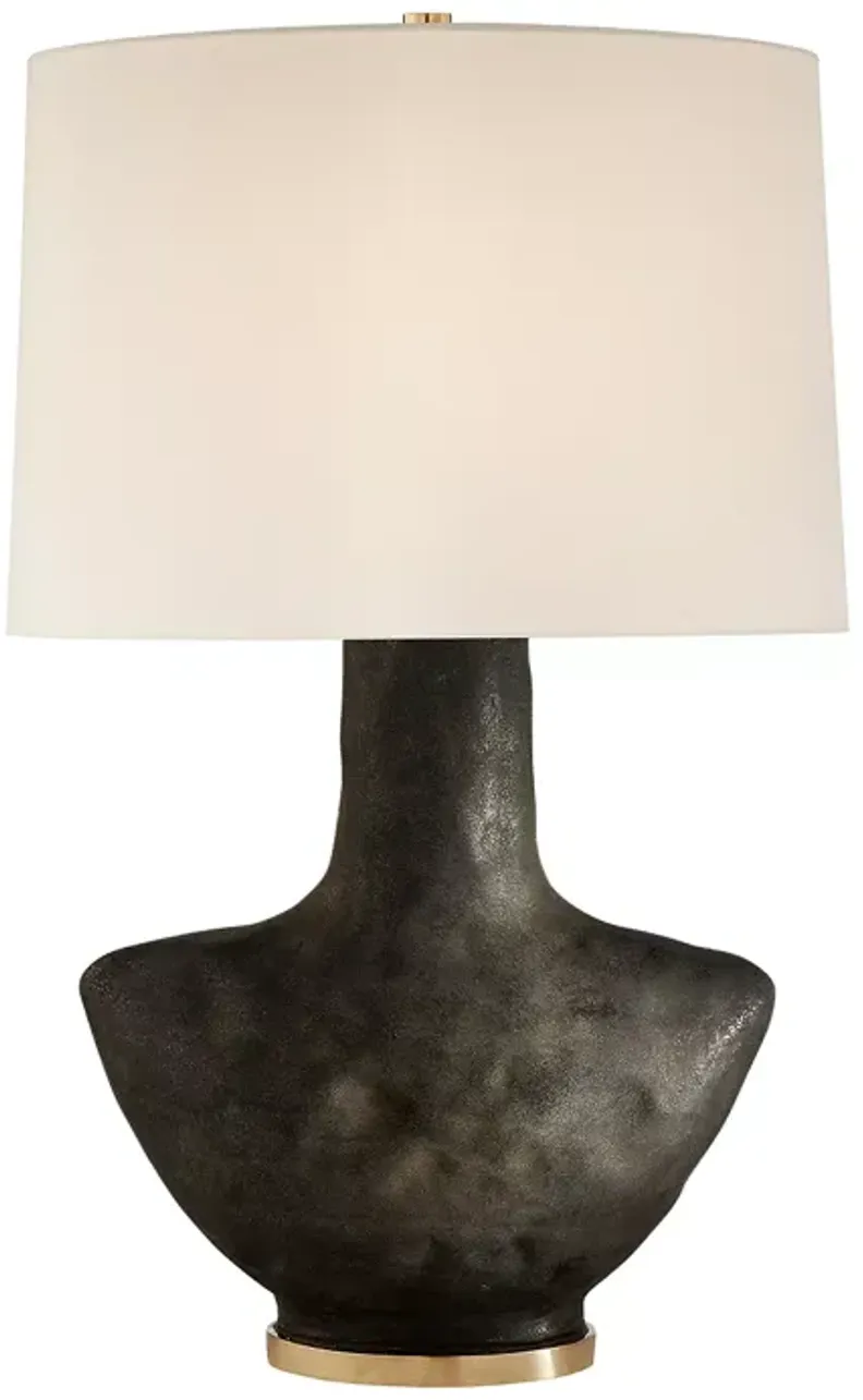 Kelly Wearstler Armato Small Table Lamp with Linen Shade
