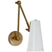 Thomas O'Brien Antonio Adjustable Two-Arm Wall Lamp