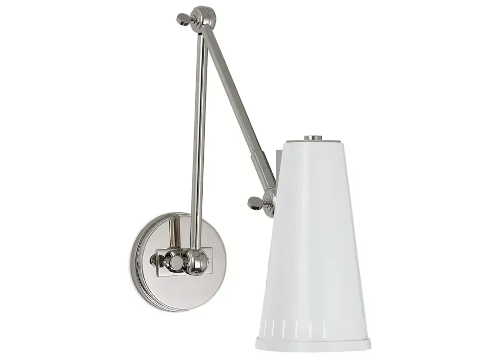 Thomas O'Brien Antonio Adjustable Two-Arm Wall Lamp