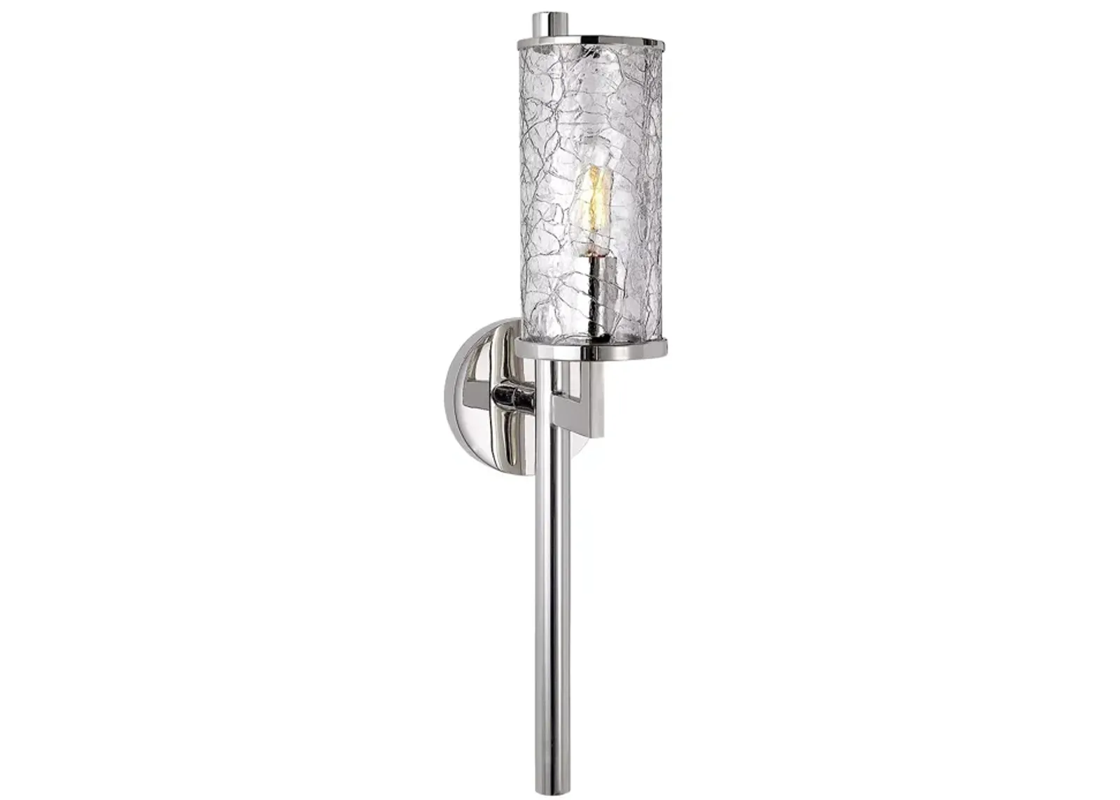 Kelly Wearstler Liaison Single Sconce with Crackle Glass Shade