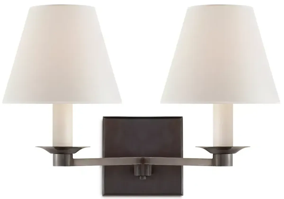 Ralph Lauren Evans Double Arm Sconce