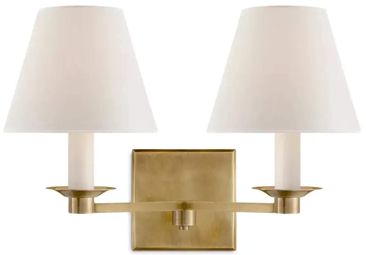 Ralph Lauren Evans Double Arm Sconce