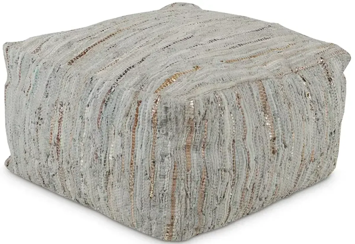 Surya Anthracite Pouf