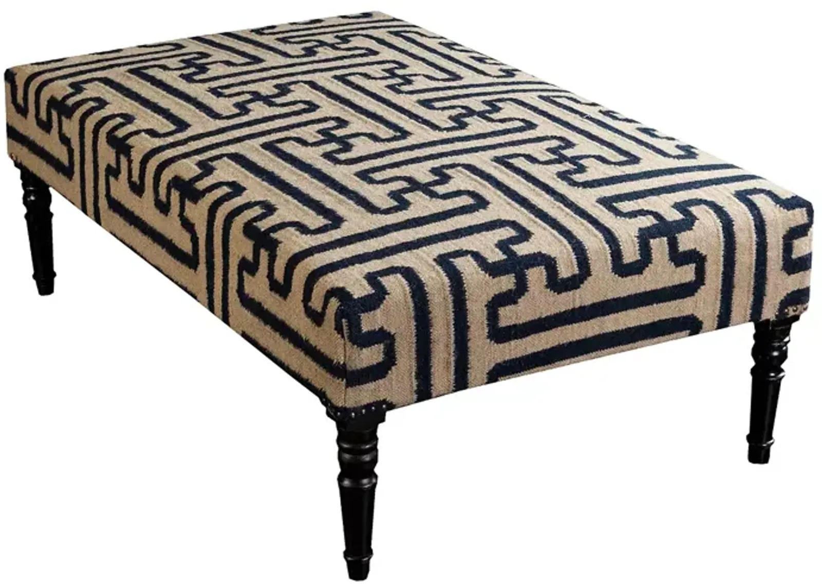 Surya Archive Easton Flatweave Ottoman