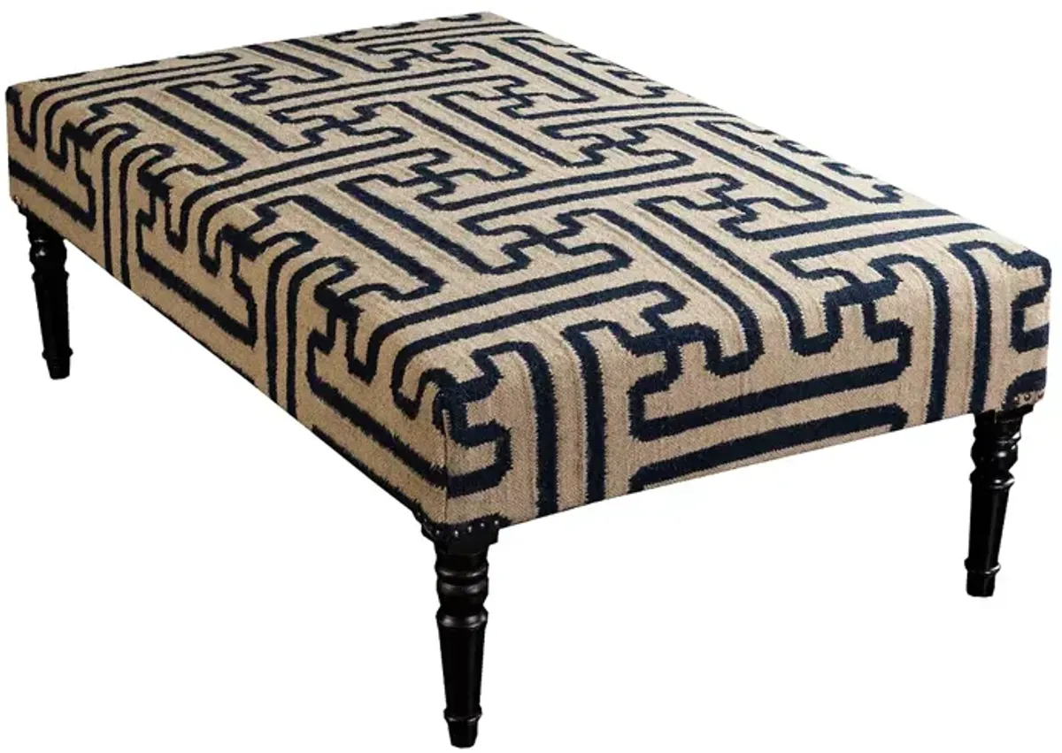 Surya Archive Easton Flatweave Ottoman