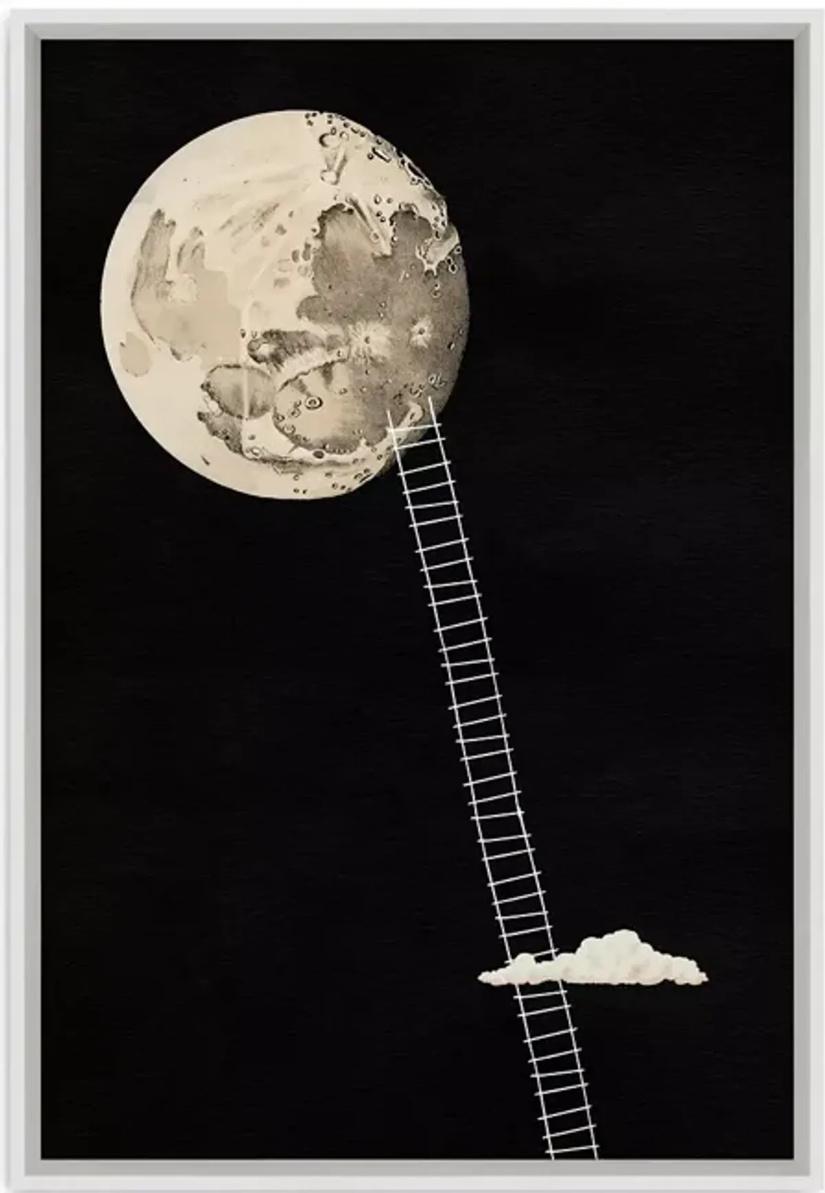 Bloomingdale's Artisan Collection To the Moon I Wall Art