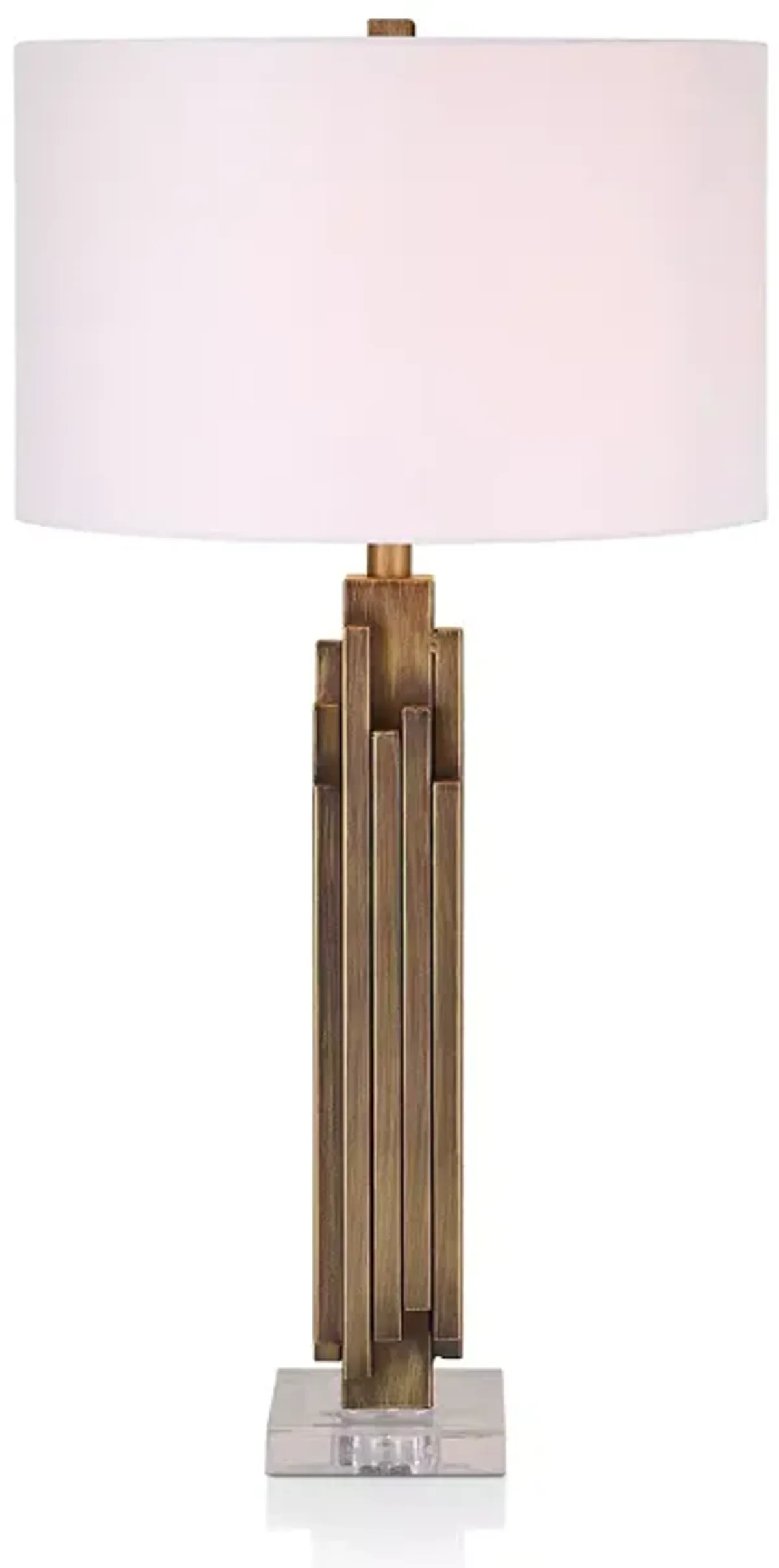 Ren-Wil Gabriel Antique-Brass Table Lamp