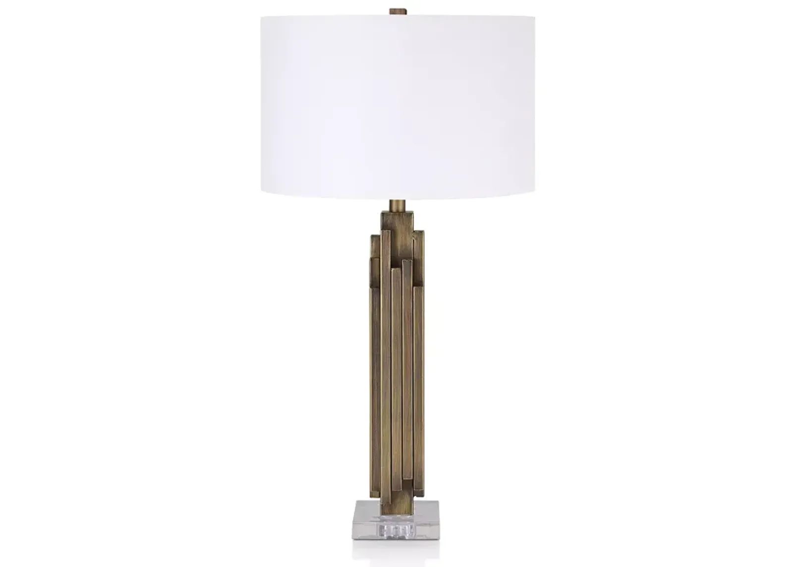 Ren-Wil Gabriel Antique-Brass Table Lamp