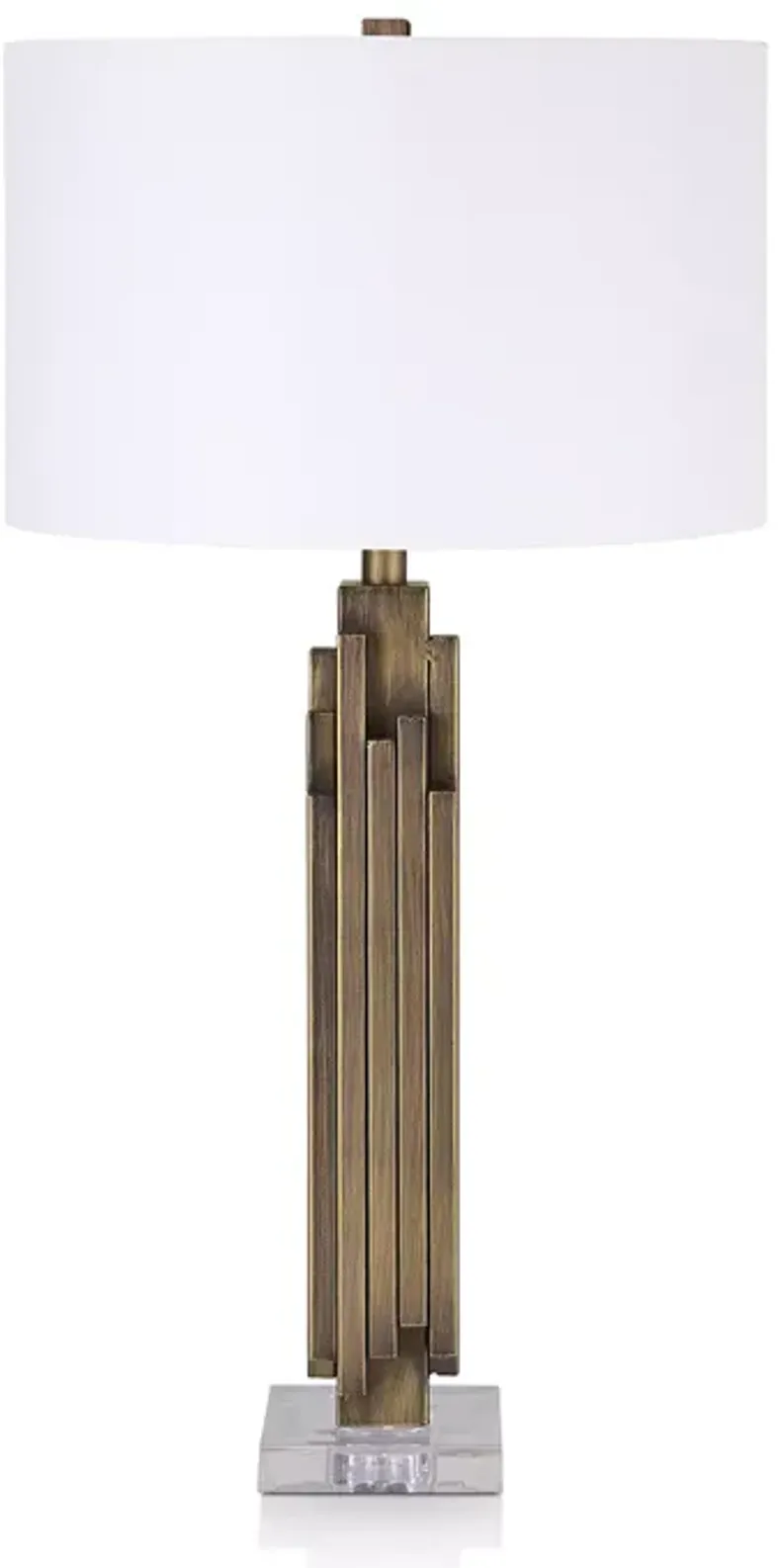 Ren-Wil Gabriel Antique-Brass Table Lamp