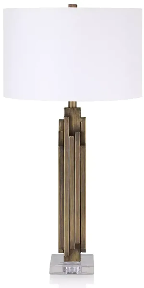 Ren-Wil Gabriel Antique-Brass Table Lamp