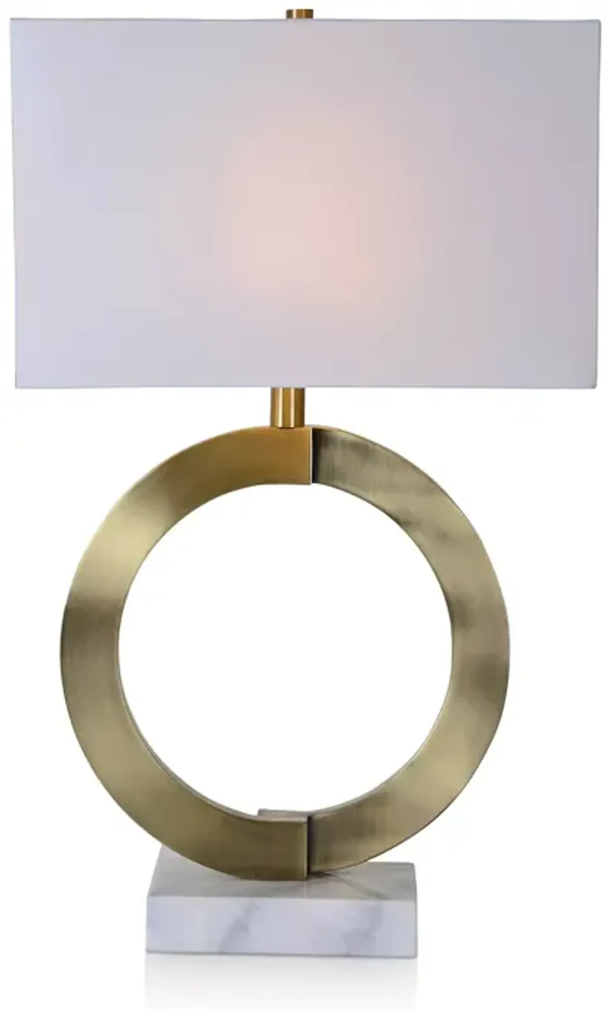 Ren-Wil Skyler Brass & Marble Table Lamp