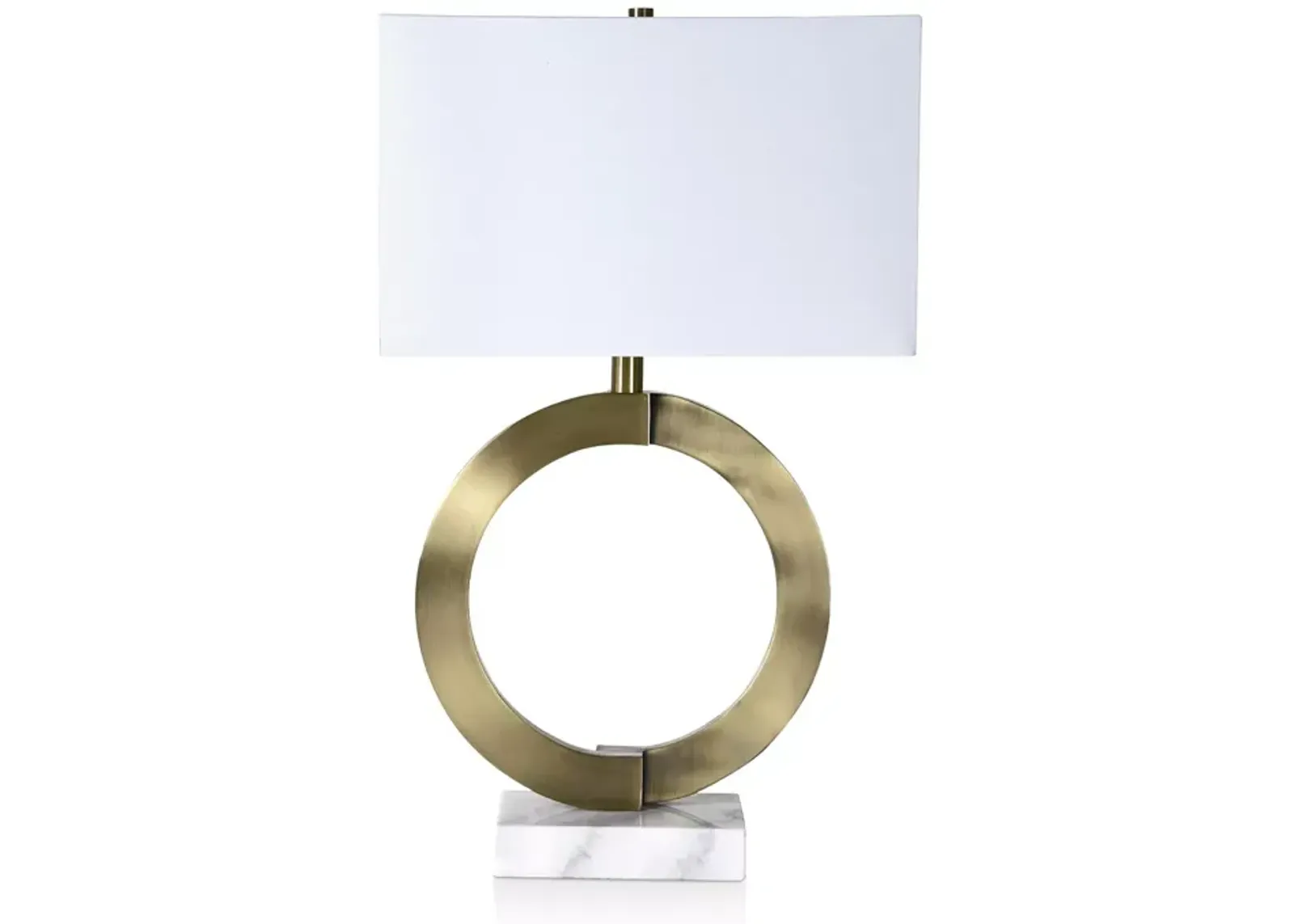 Ren-Wil Skyler Brass & Marble Table Lamp