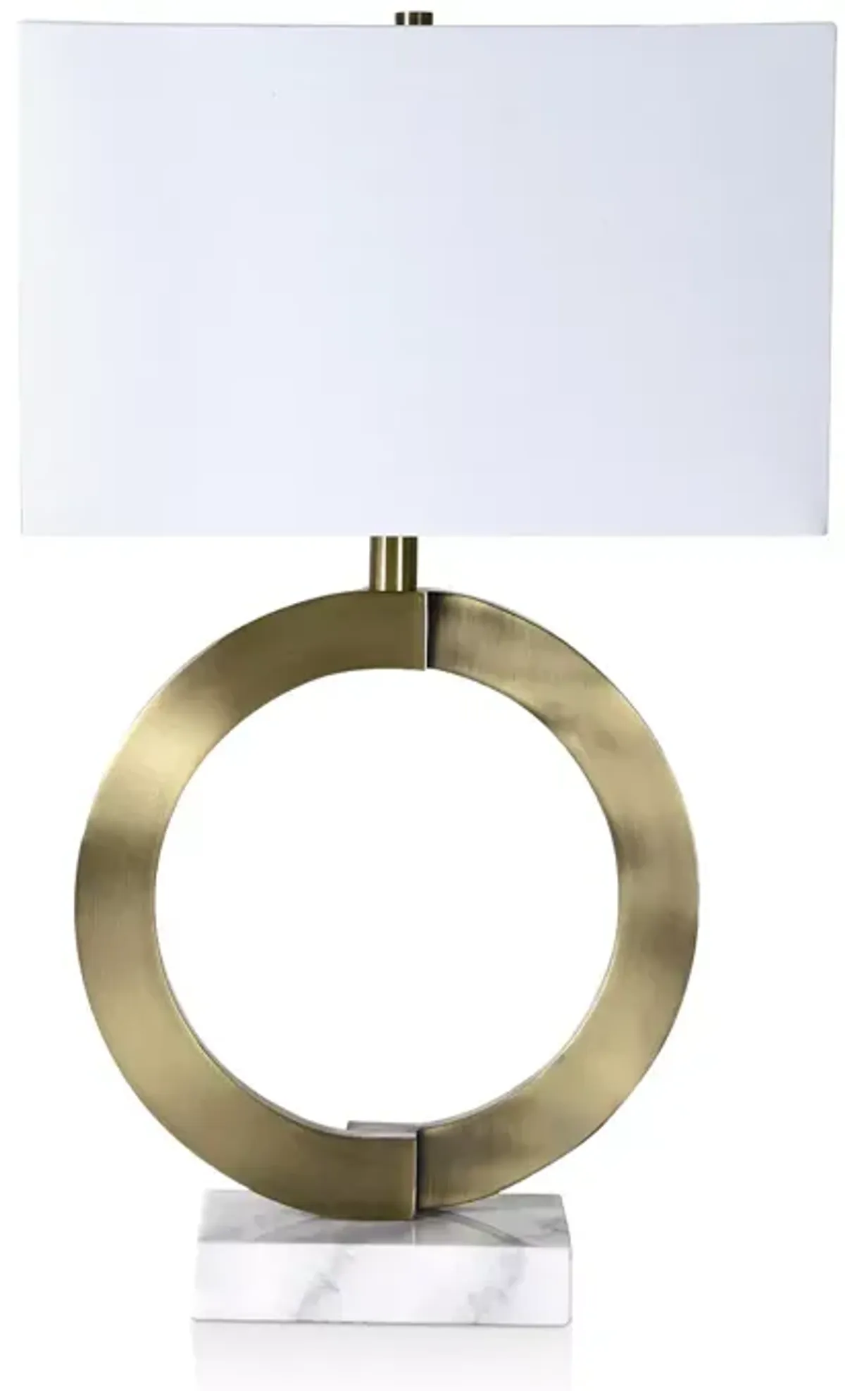 Ren-Wil Skyler Brass & Marble Table Lamp