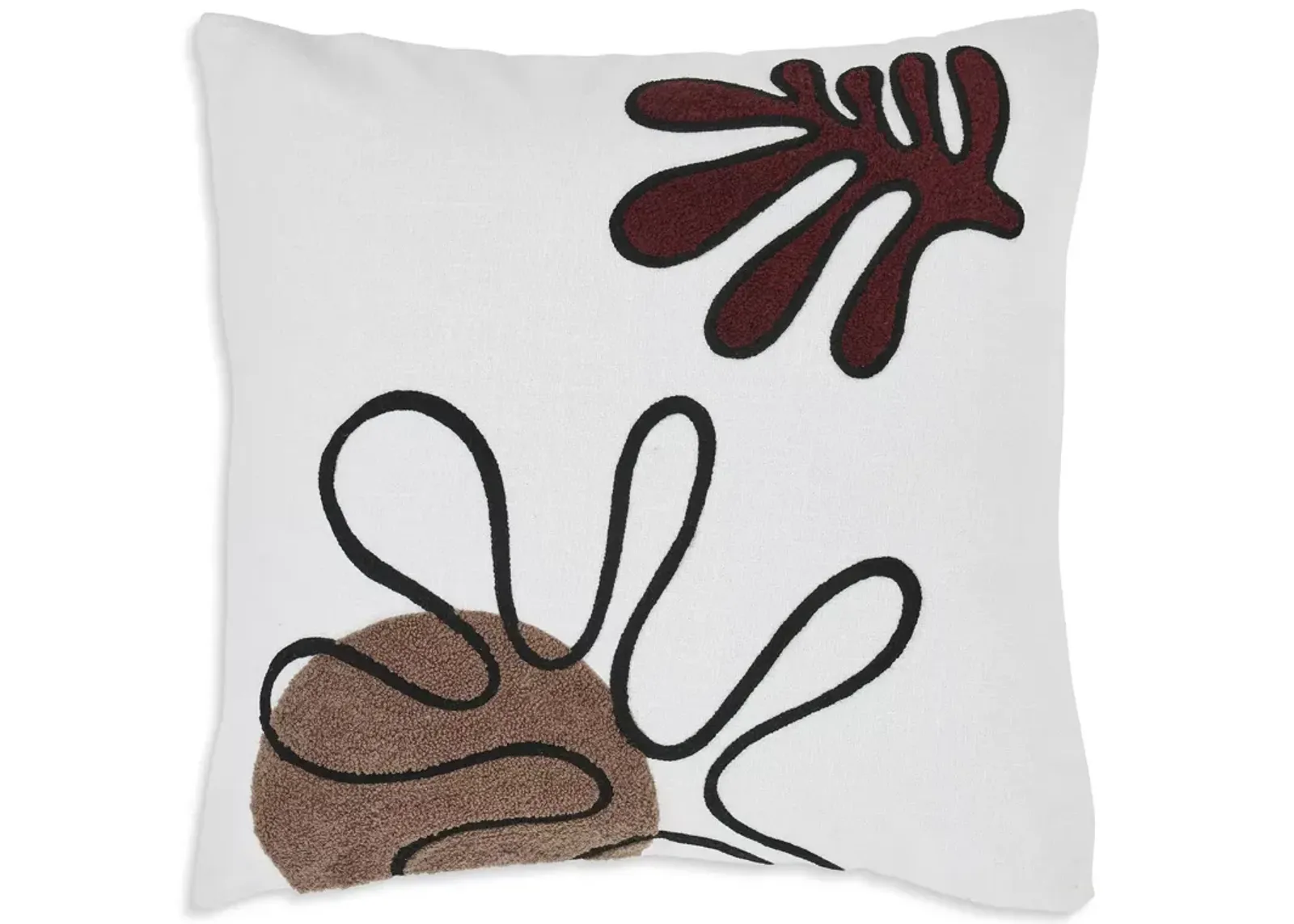 Ren-Wil Erin White/Multi Decorative Pillow, 20" x 20"