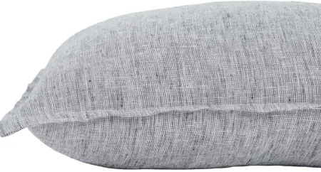 Ren-Wil Oriana White/Navy Decorative Pillow, 20" x 20"