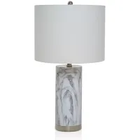 Cresswell Morgan Faux-Marble Table Lamp 