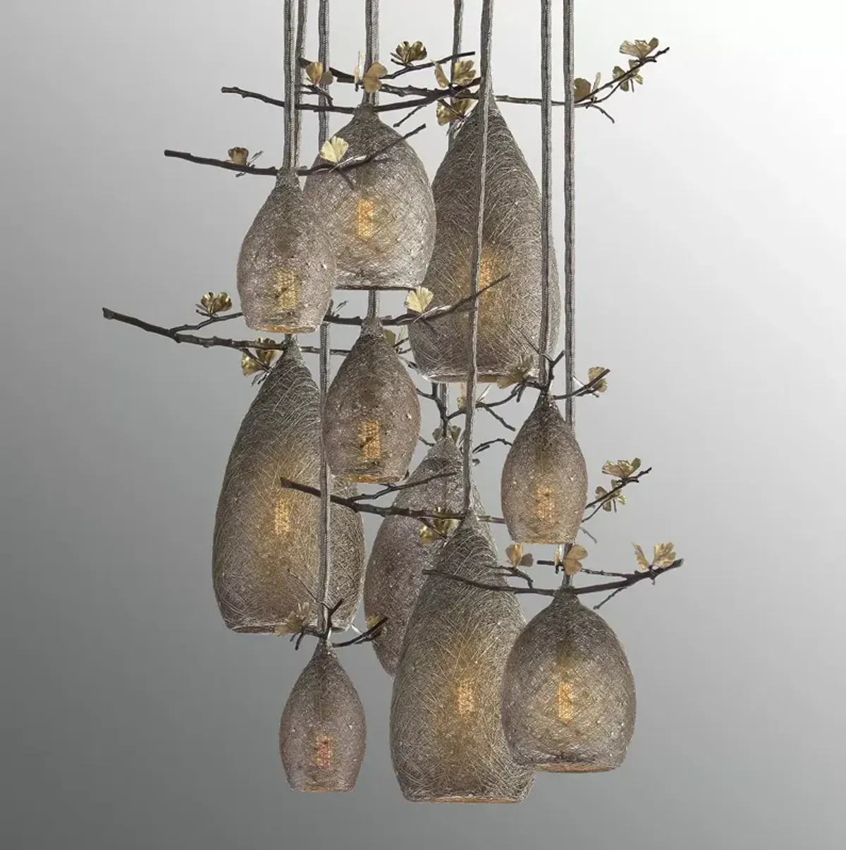 Michael Aram Large Cocoon Pendant Lamp