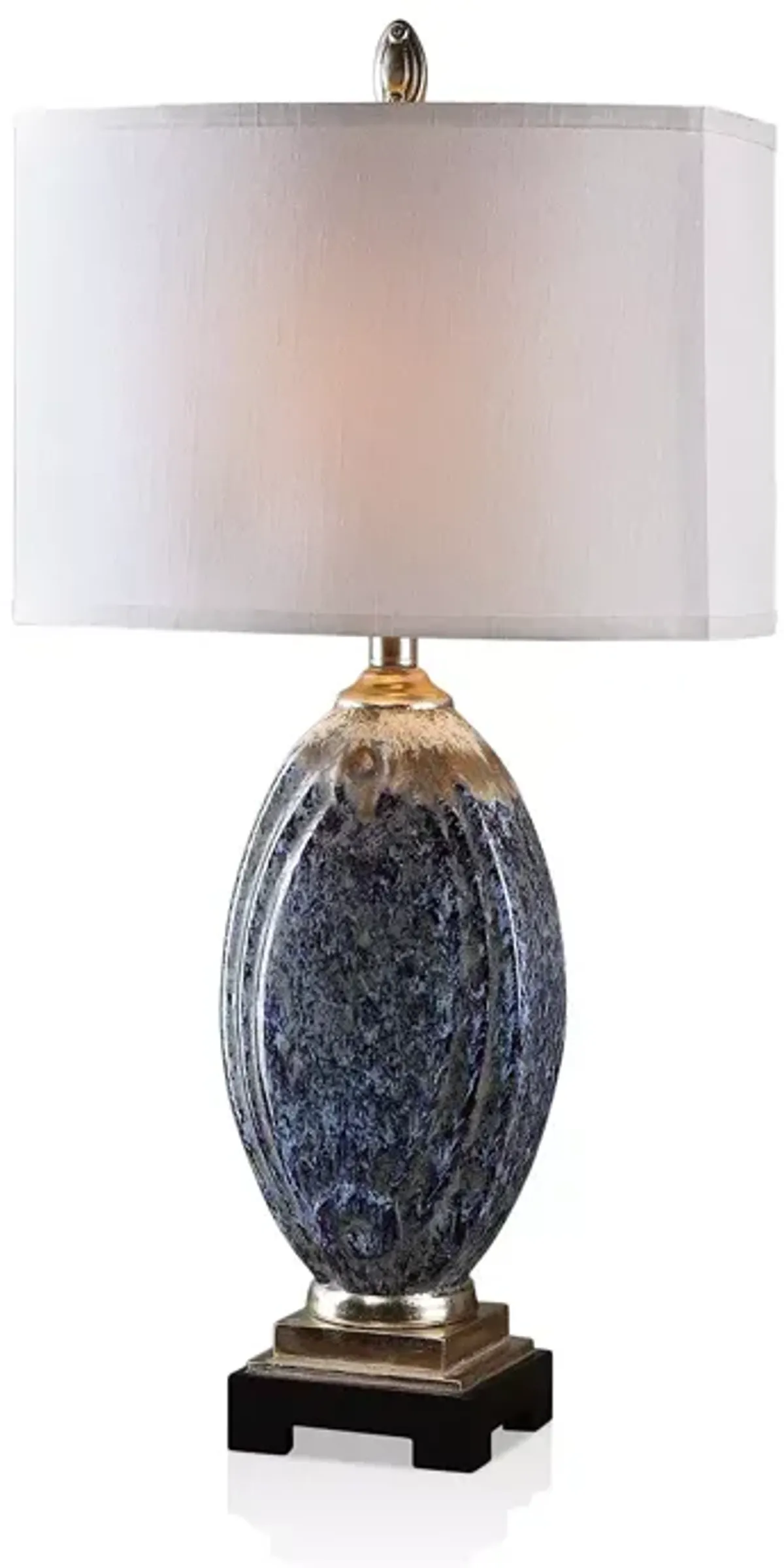 Uttermost Blue Latah Lamp