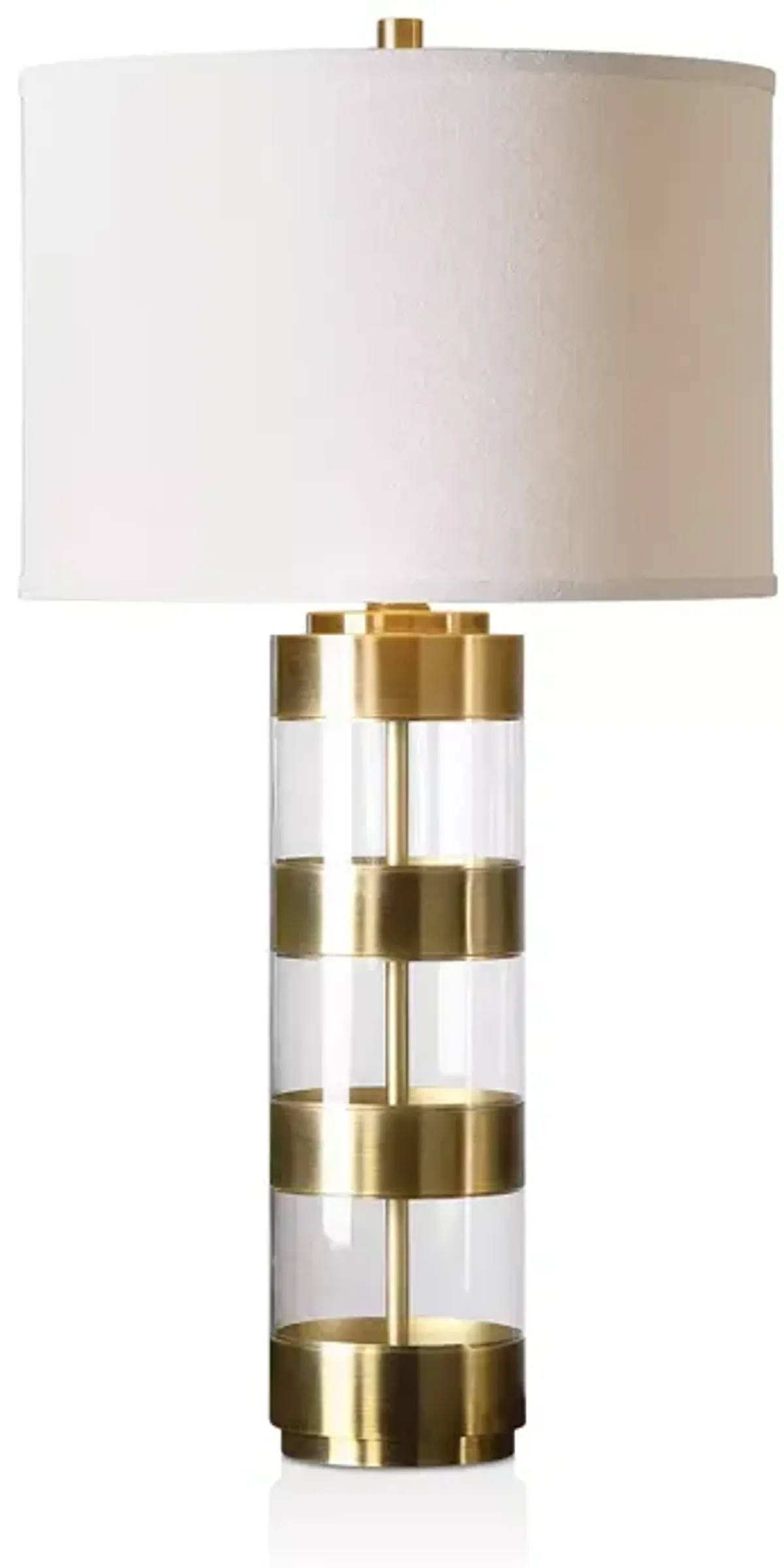 Uttermost Angora Brushed Brass Table Lamp