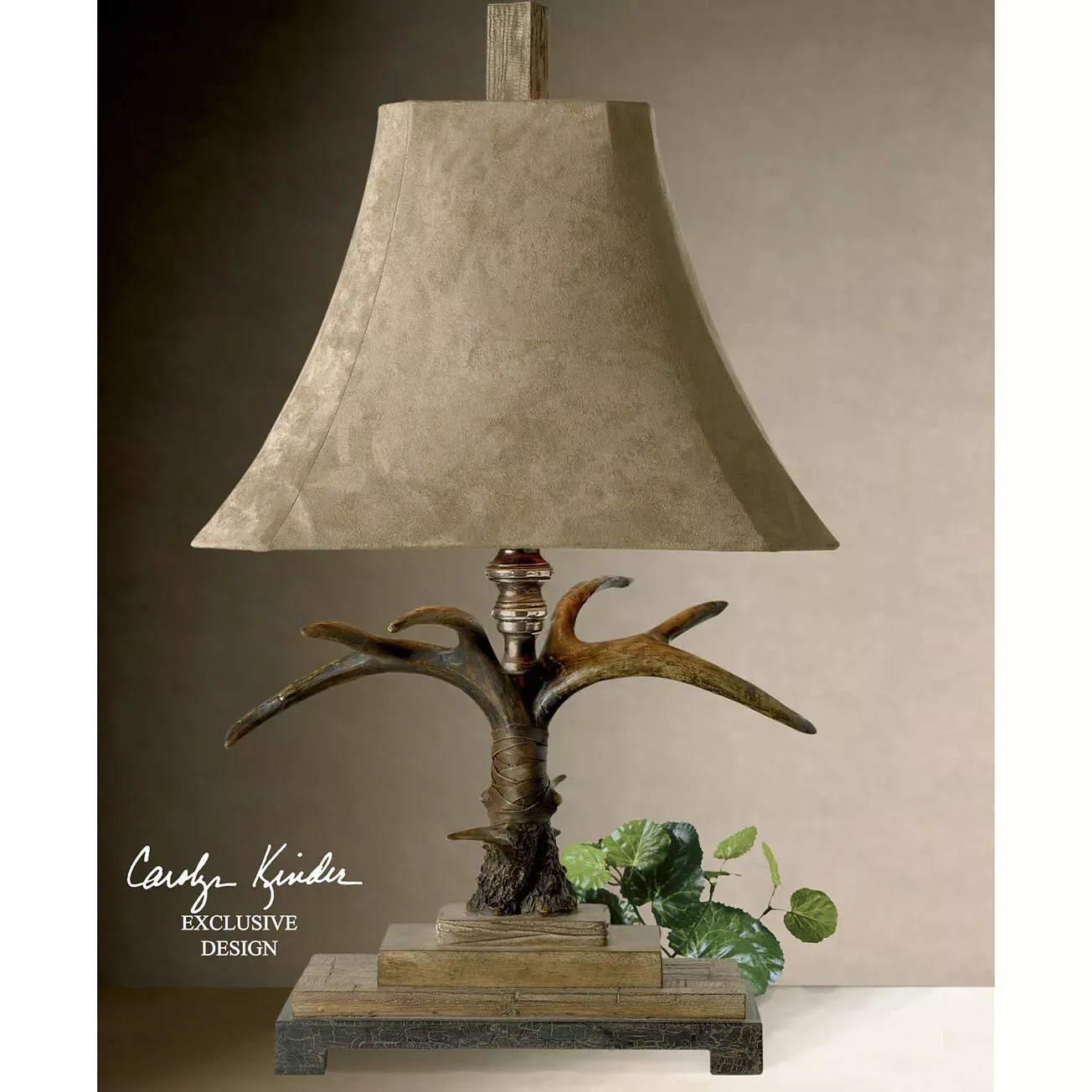 Uttermost Stag Horn Table Lamp