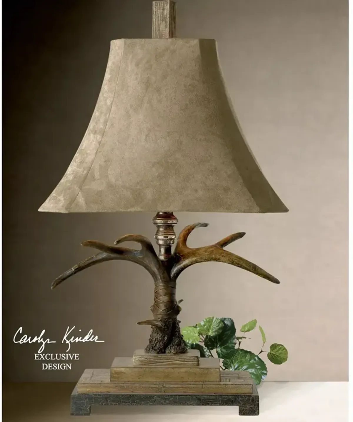 Uttermost Stag Horn Table Lamp