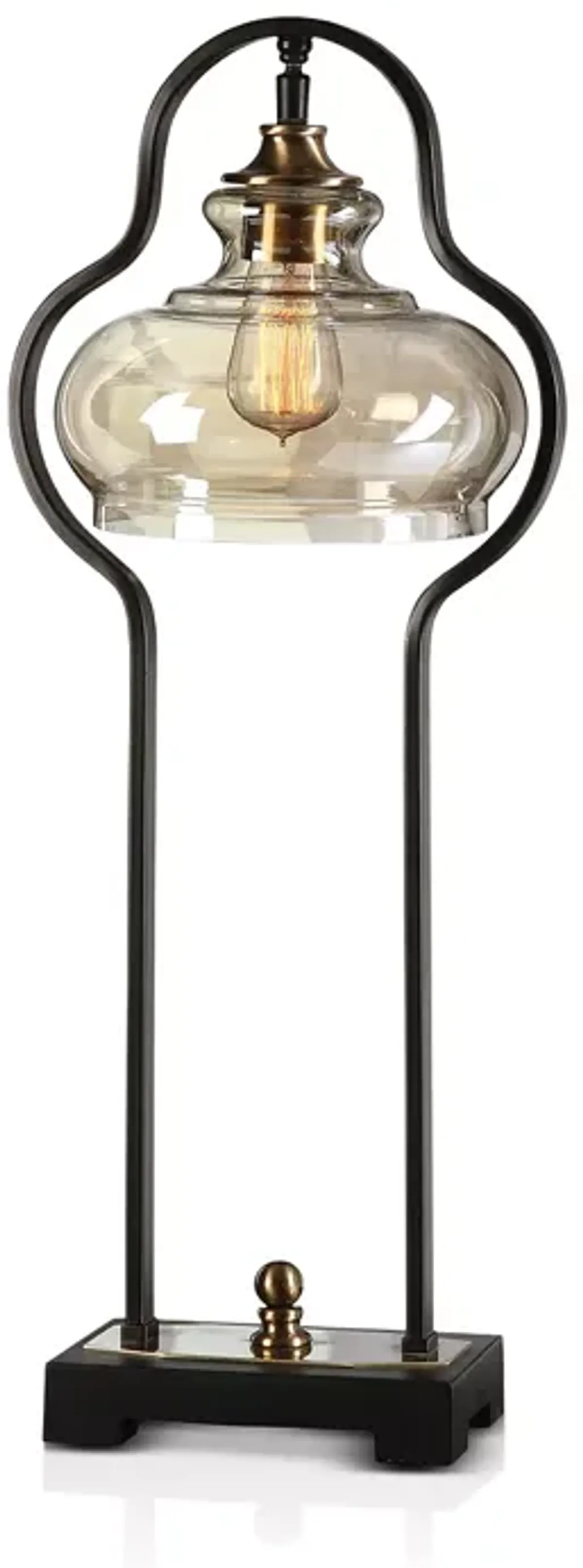 Uttermost Cotulla Aged Black Desk Lamp