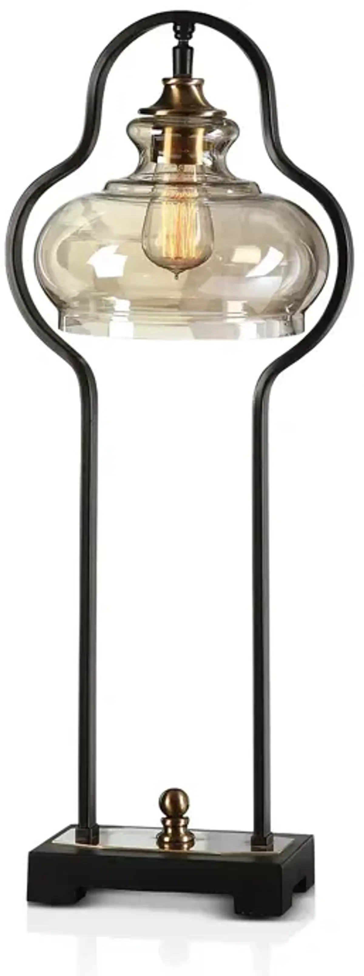 Uttermost Cotulla Aged Black Desk Lamp