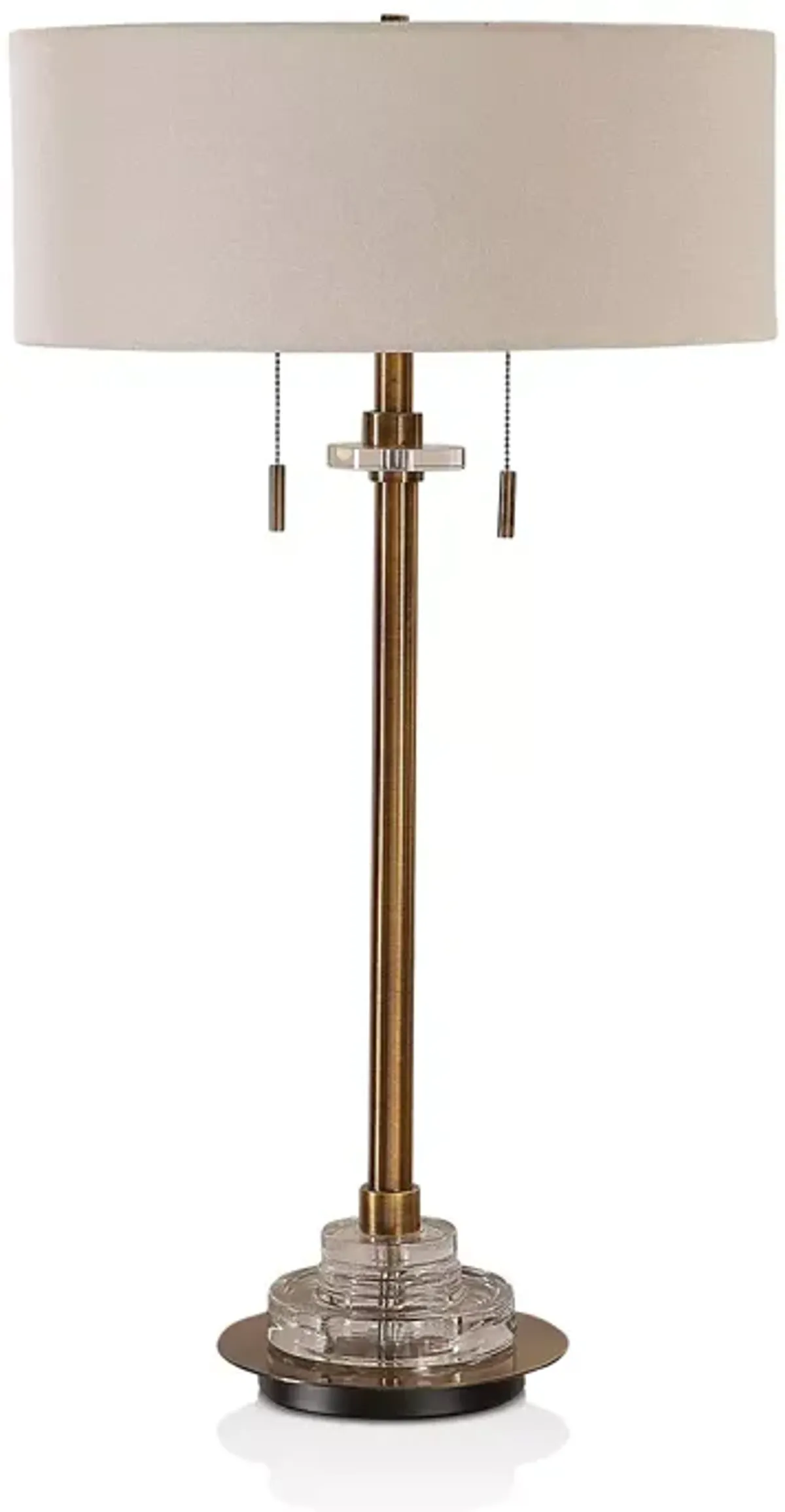 Uttermost Harlyn Antique Brass Lamp