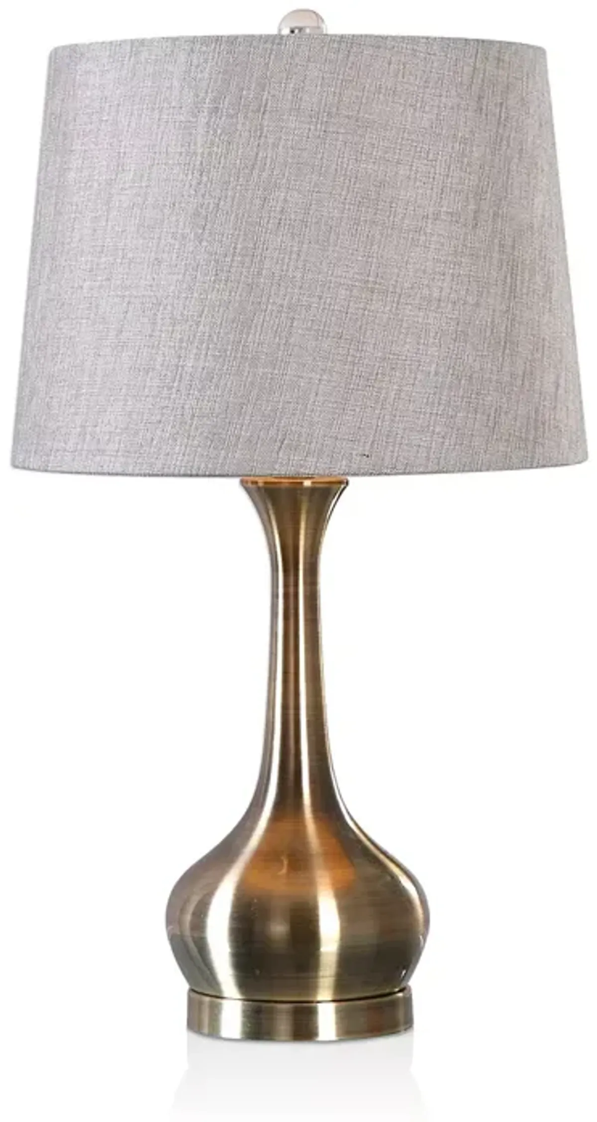 Uttermost Balle Antiqued Brass Table Lamp