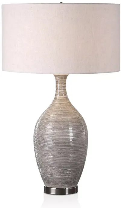 Uttermost Dinah Gray Textured Table Lamp