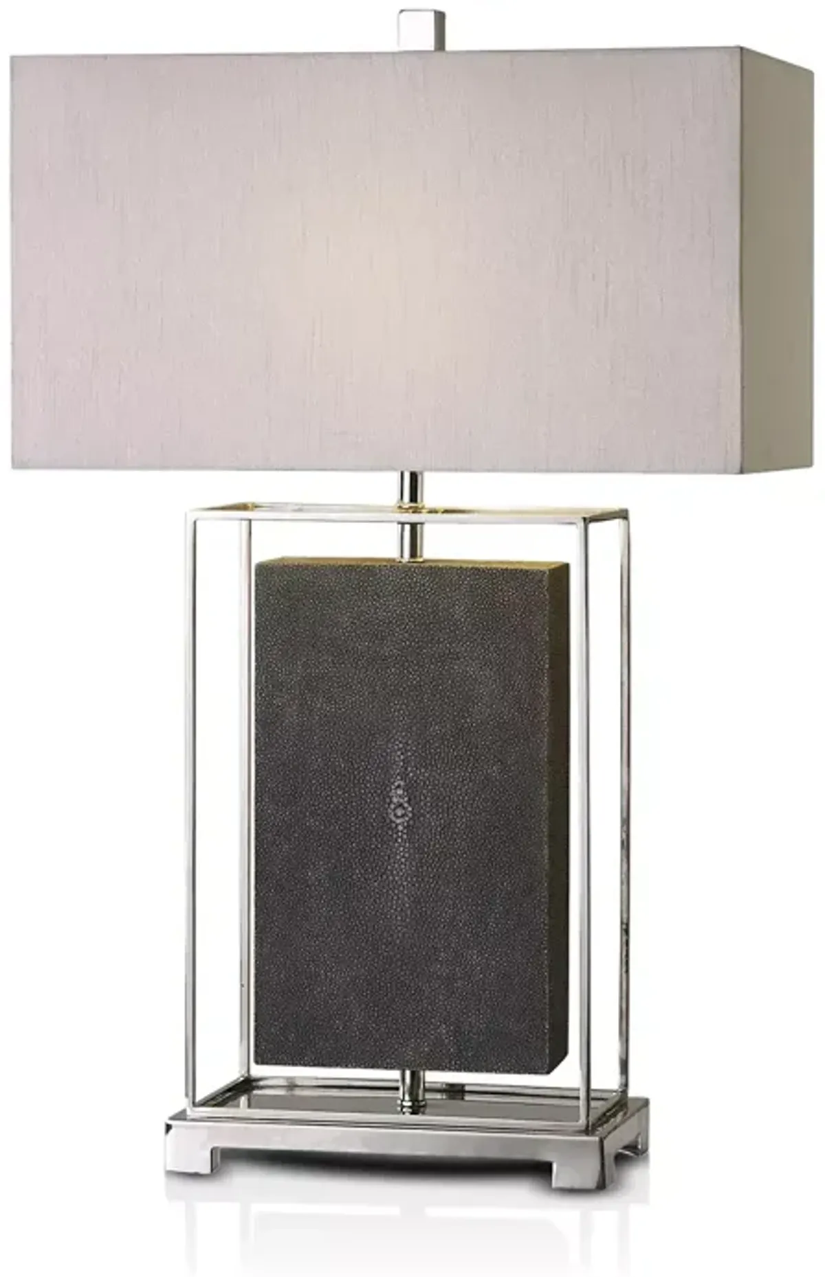 Uttermost Sakana Gray Textured Table Lamp
