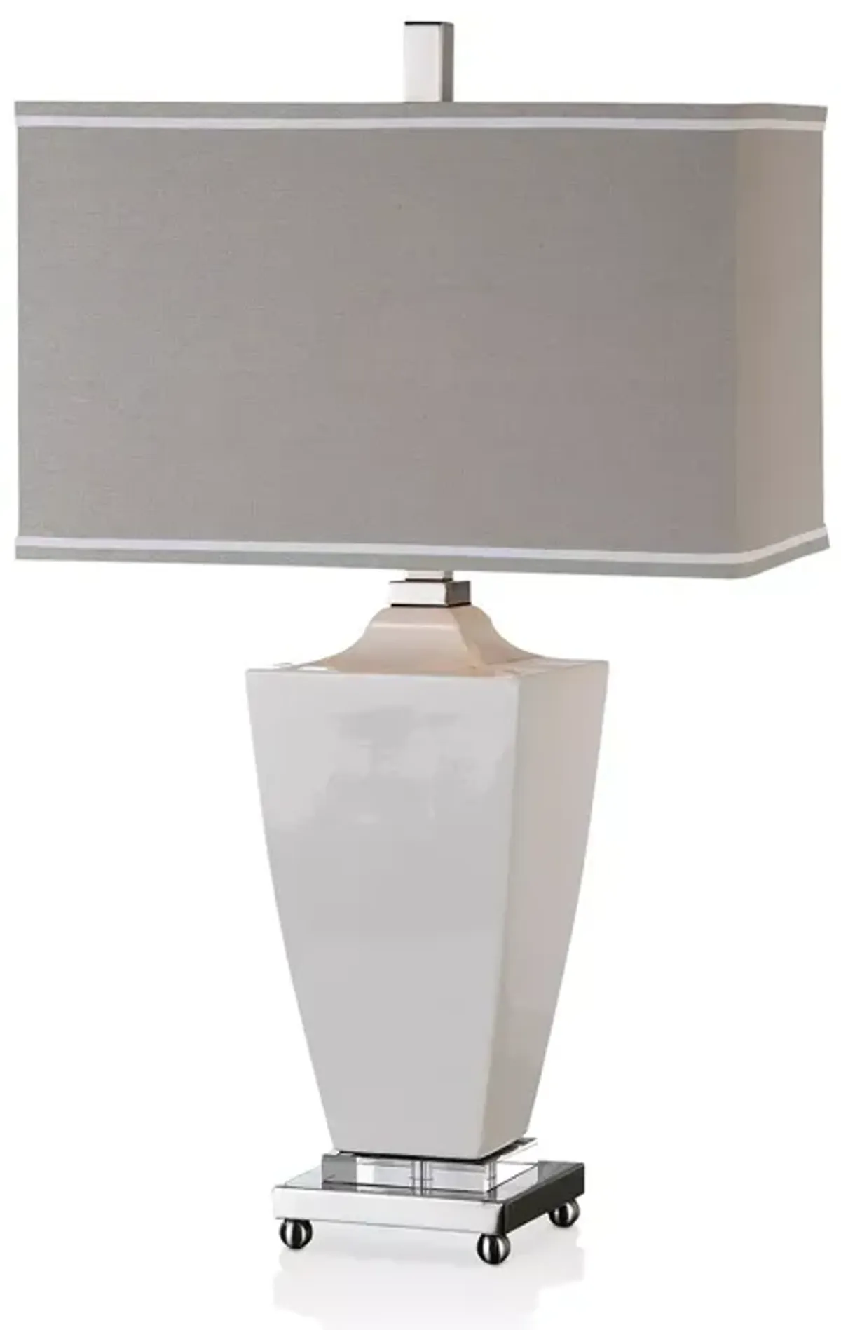 Uttermost Rochelle White Glaze Table Lamp