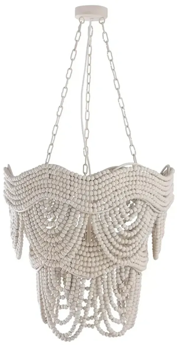 TOV Furniture Porto Beaded 3 Light Chandelier